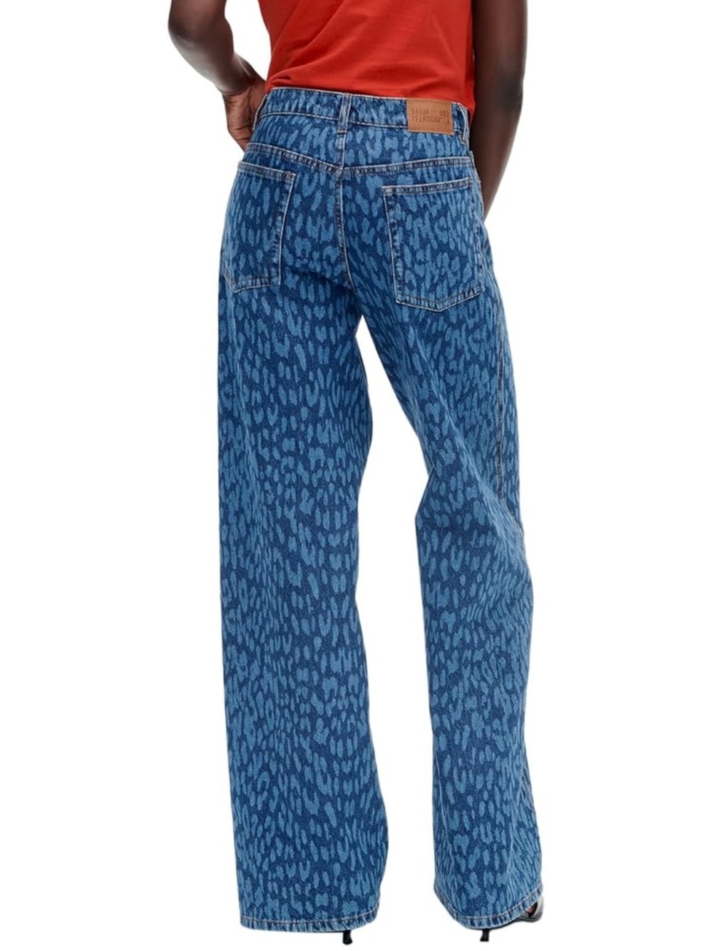 Baum und Pferdgarten, Womens, NICOCETTE Pants, Leopard Vintage Blue - Picture 2 of 5